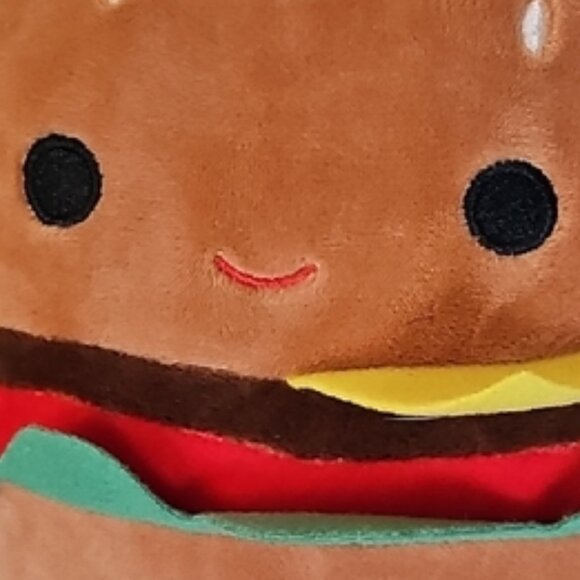 NWT official Squishmallows Carl the Cheeseburger plush toy about 8 inches - Picture 9 of 9